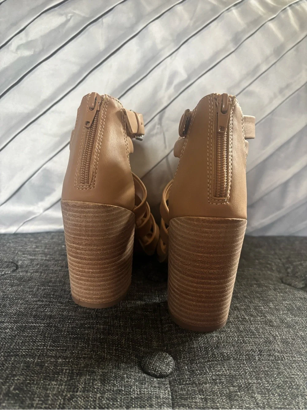 Dolce Vita Brown Strappy Block Heels